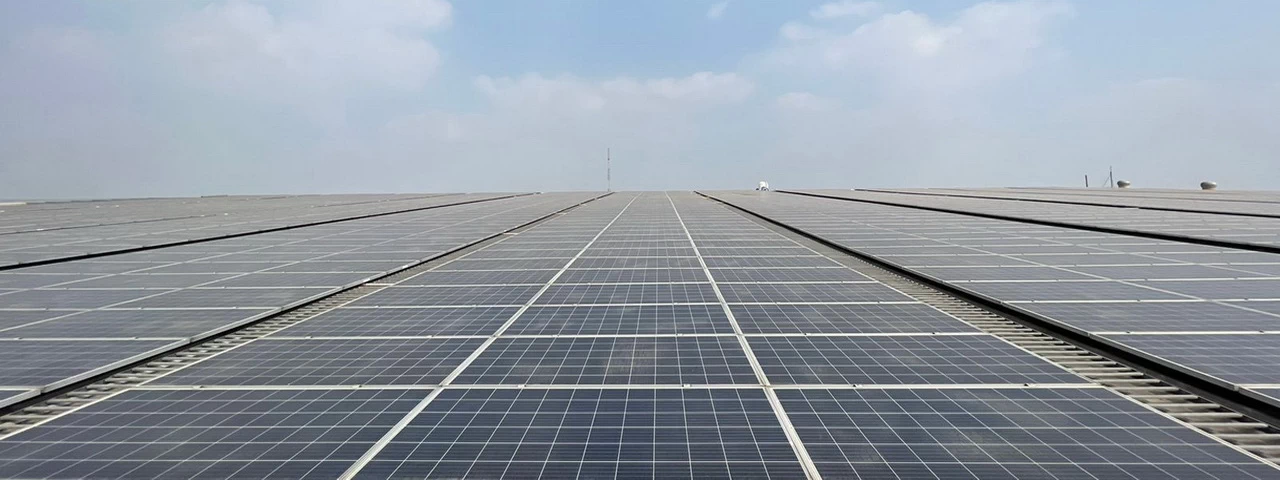 Installed 1 MW Solar Power Plant